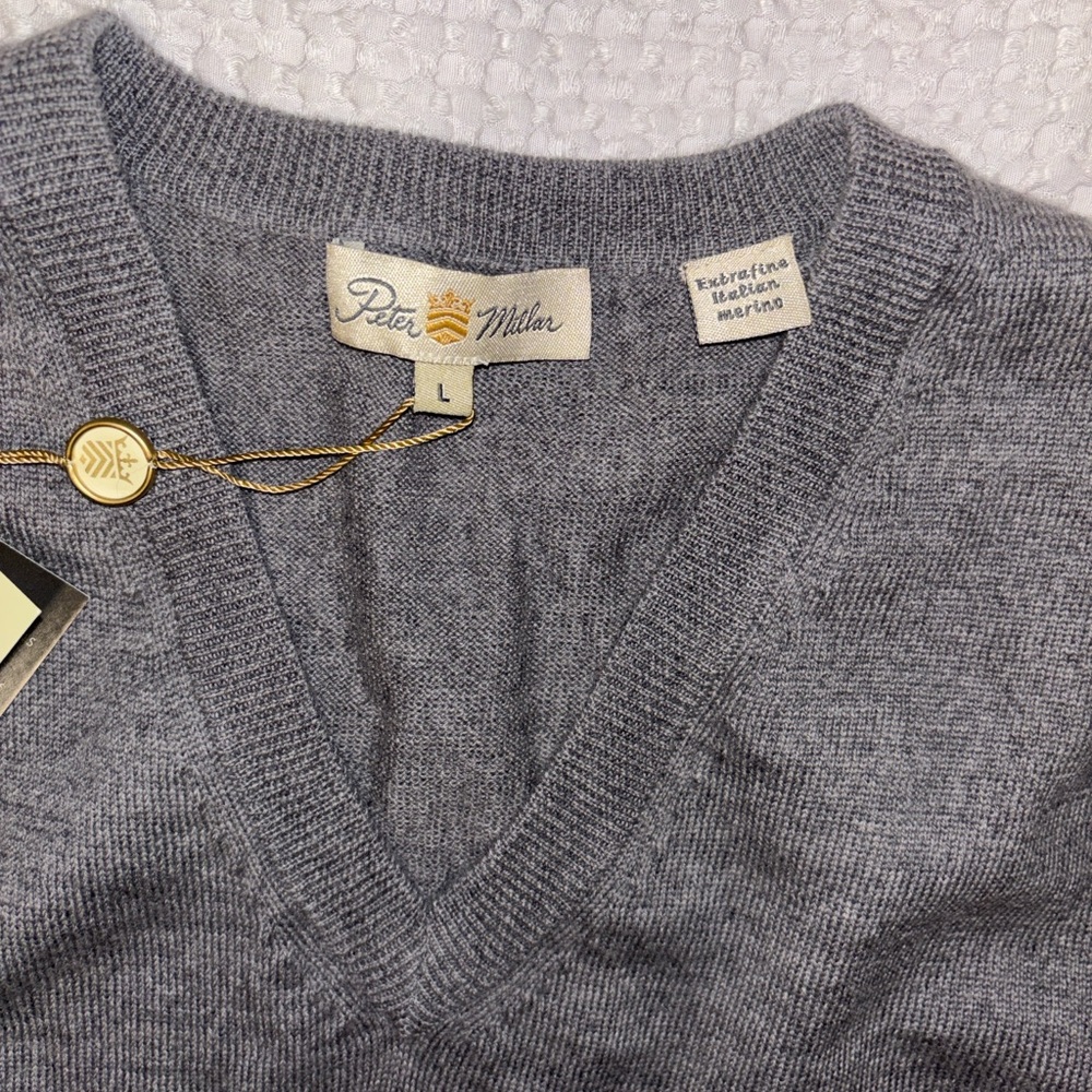 NWT Peter Millar 100% Ultra Fine Italian Merino Wool Sweater